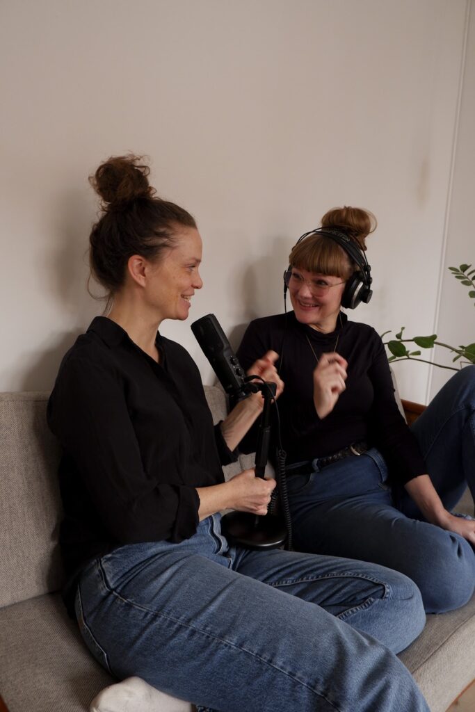 Podcast med Molly Mørch og Rikke Oberlin Flarup